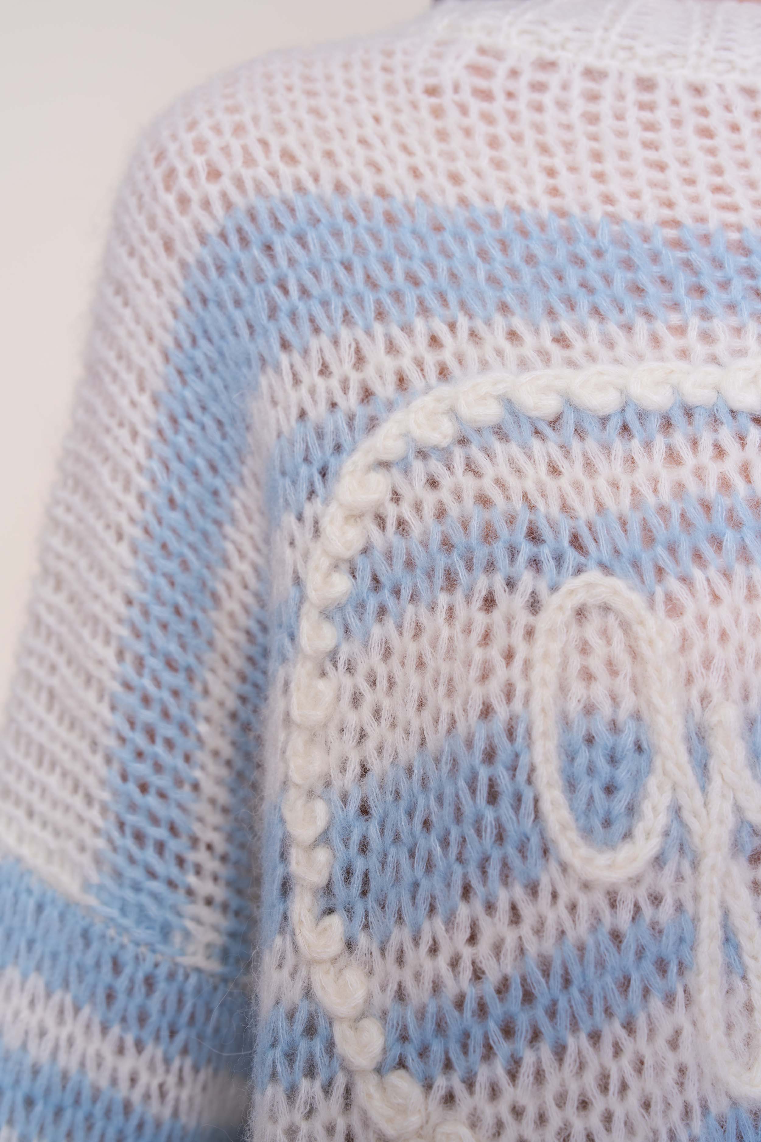 Guizio Mohair-Blend Heart Sweater
