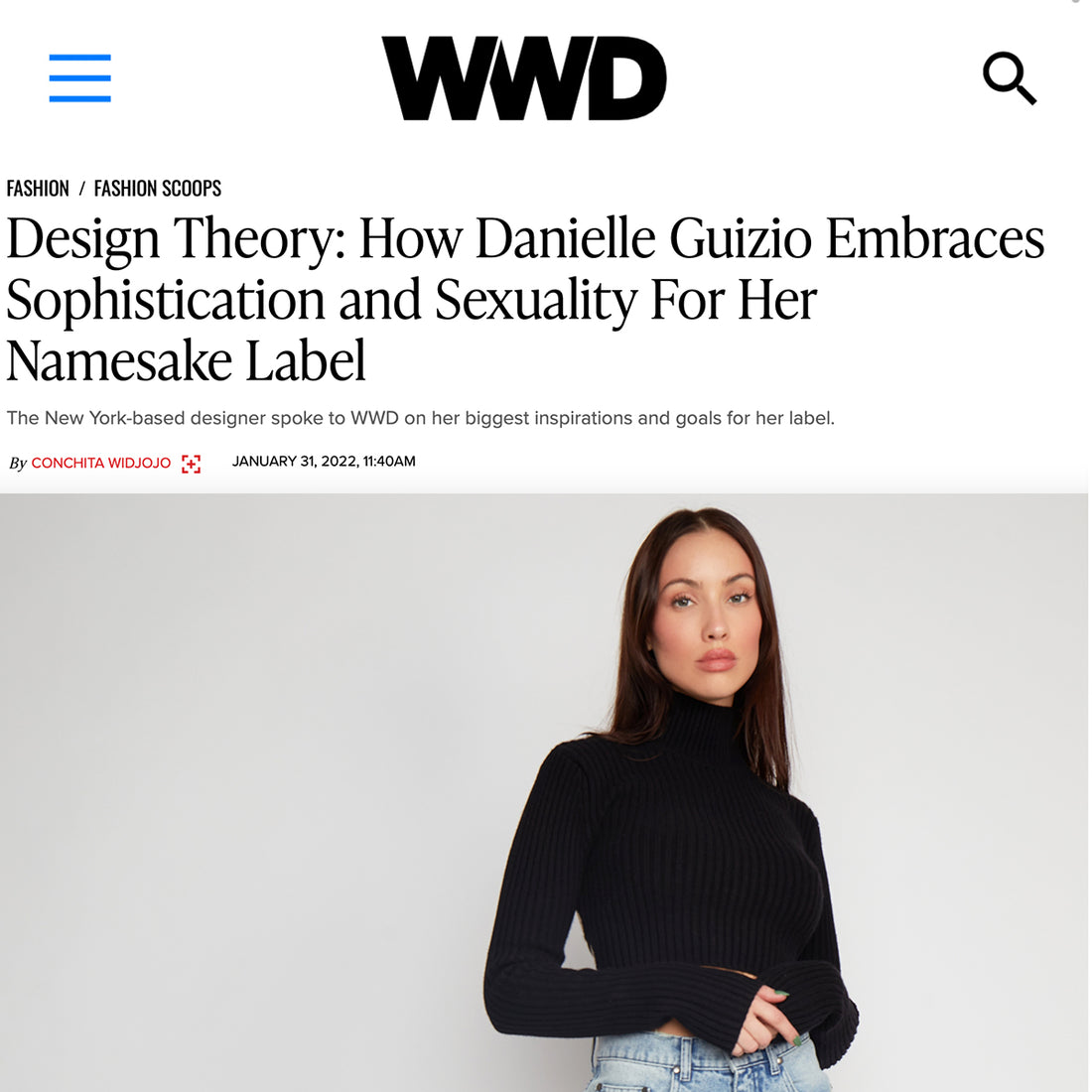 Danielle Guizio On Design Theory in WWD