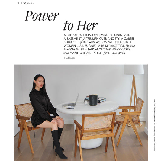 Danielle Guizio in Power to Her in Elle