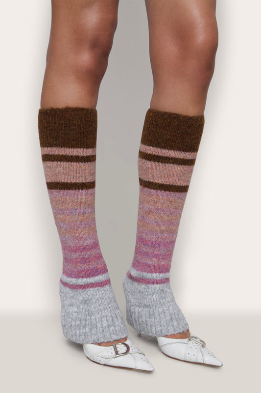 Striped Leg Warmer