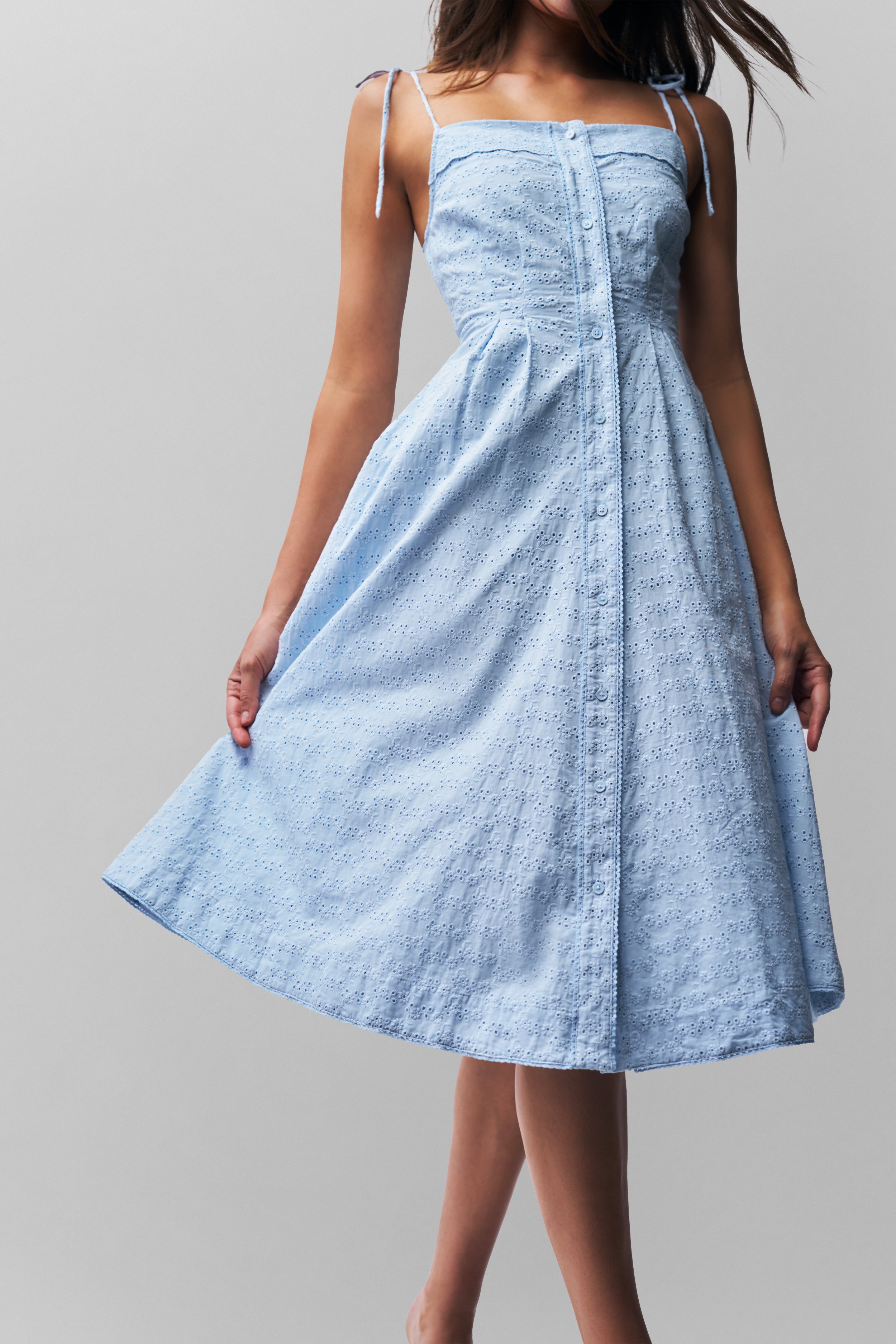 Acadia Dress in Angel Blue