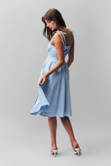 Acadia Dress in Angel Blue