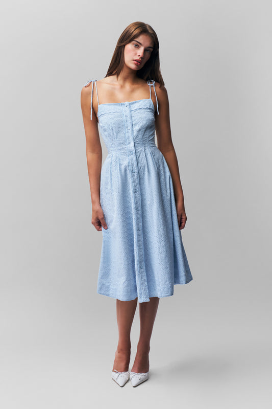 Acadia Dress in Angel Blue