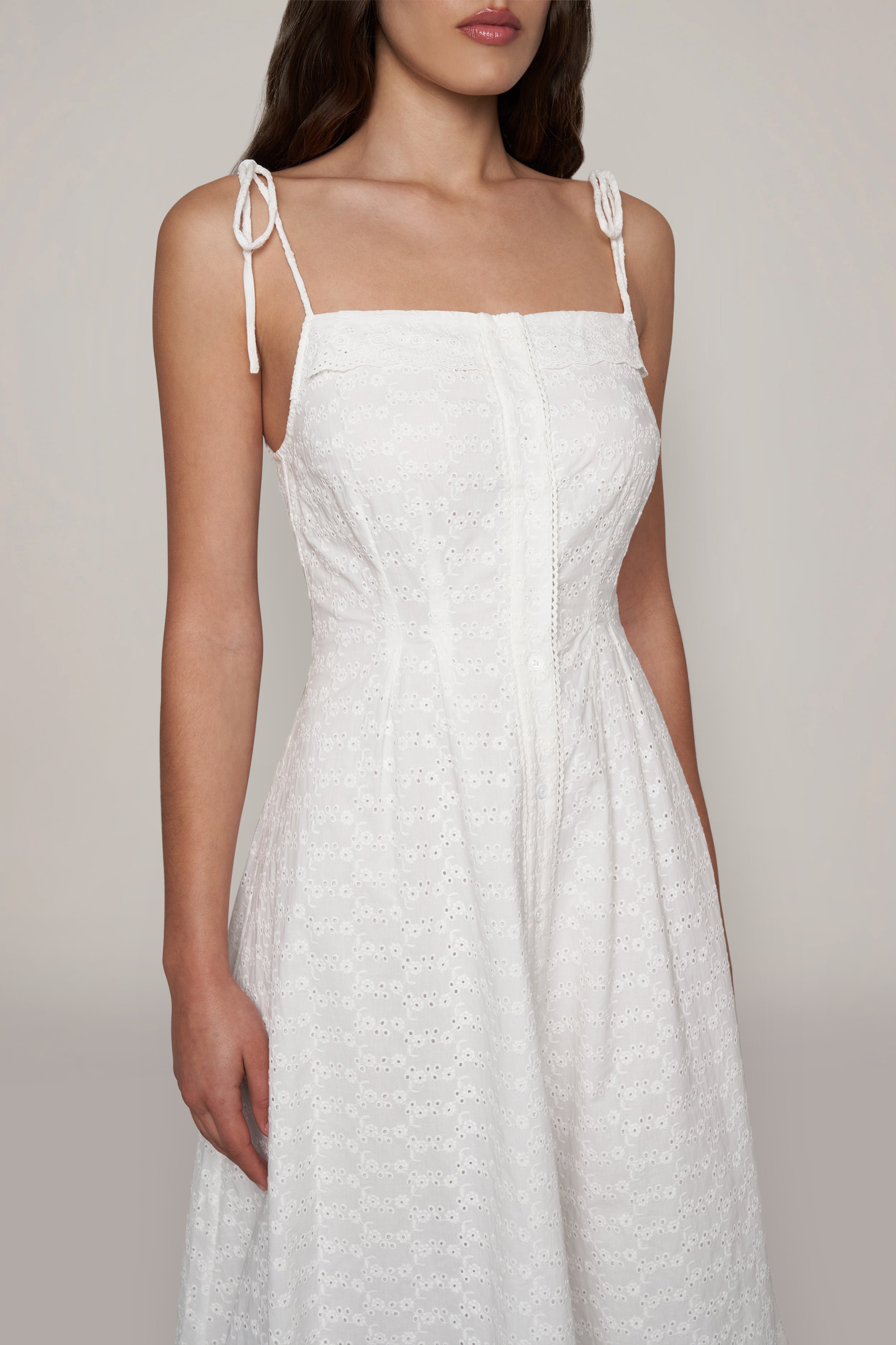 Acadia Dress in White