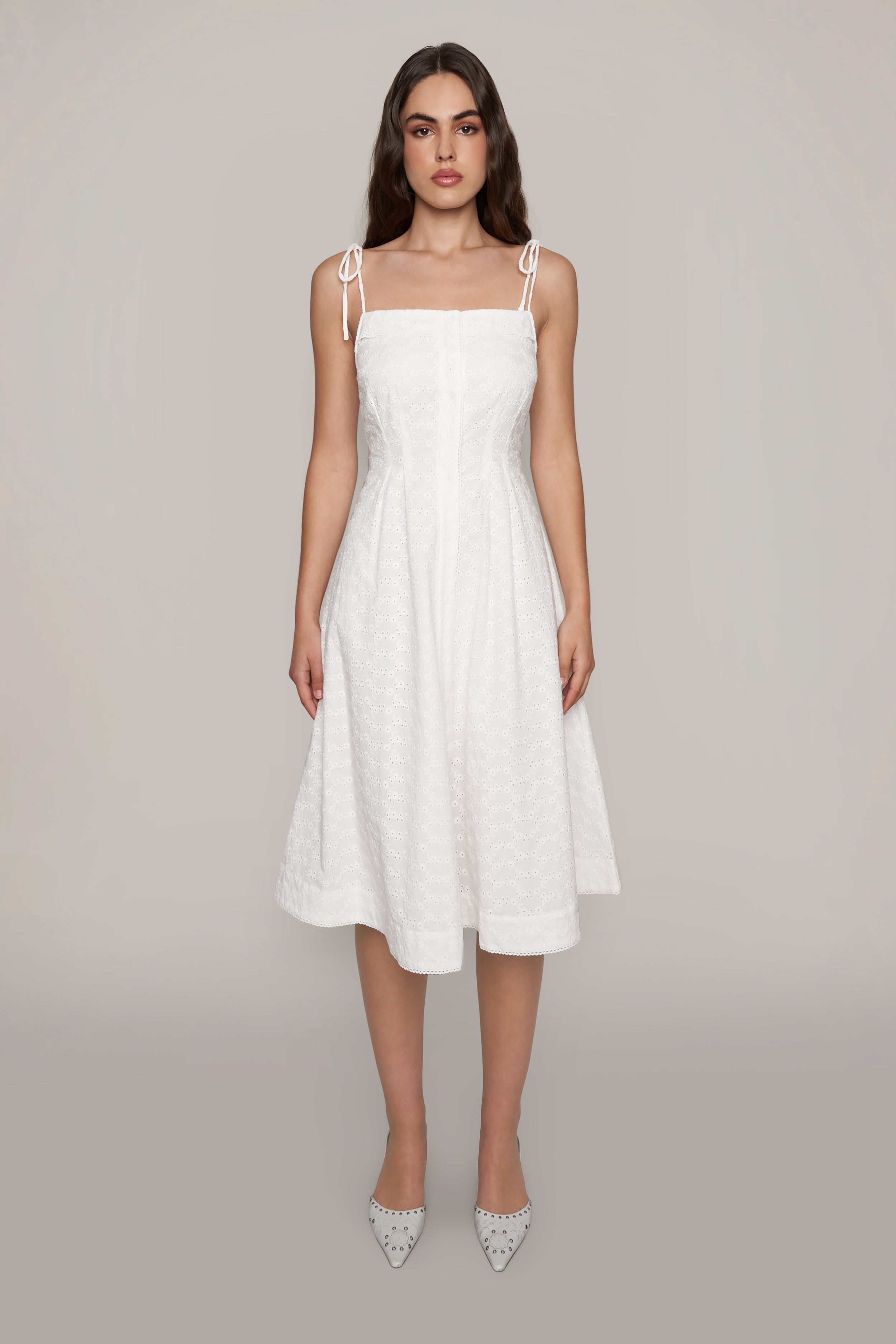 Acadia Dress in White