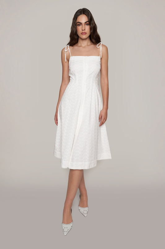 Acadia Dress in White