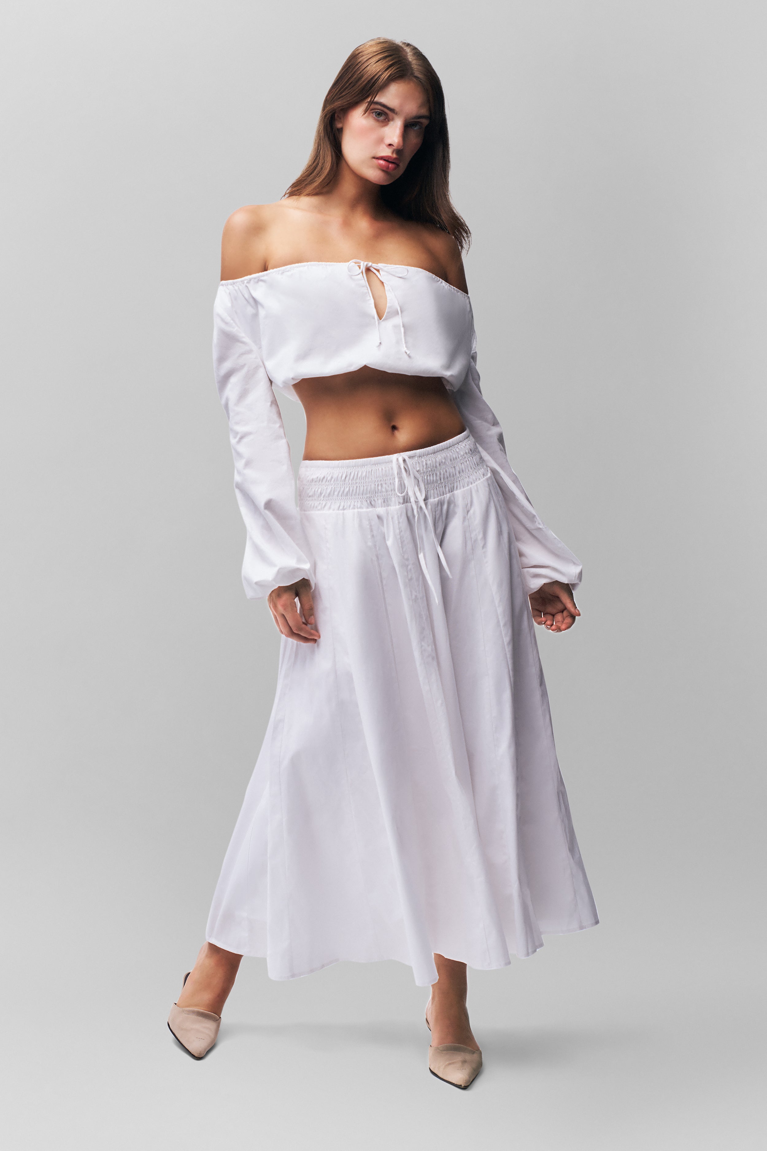 Giulia Skirt in White