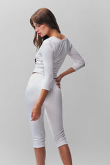 Caria Capri in White