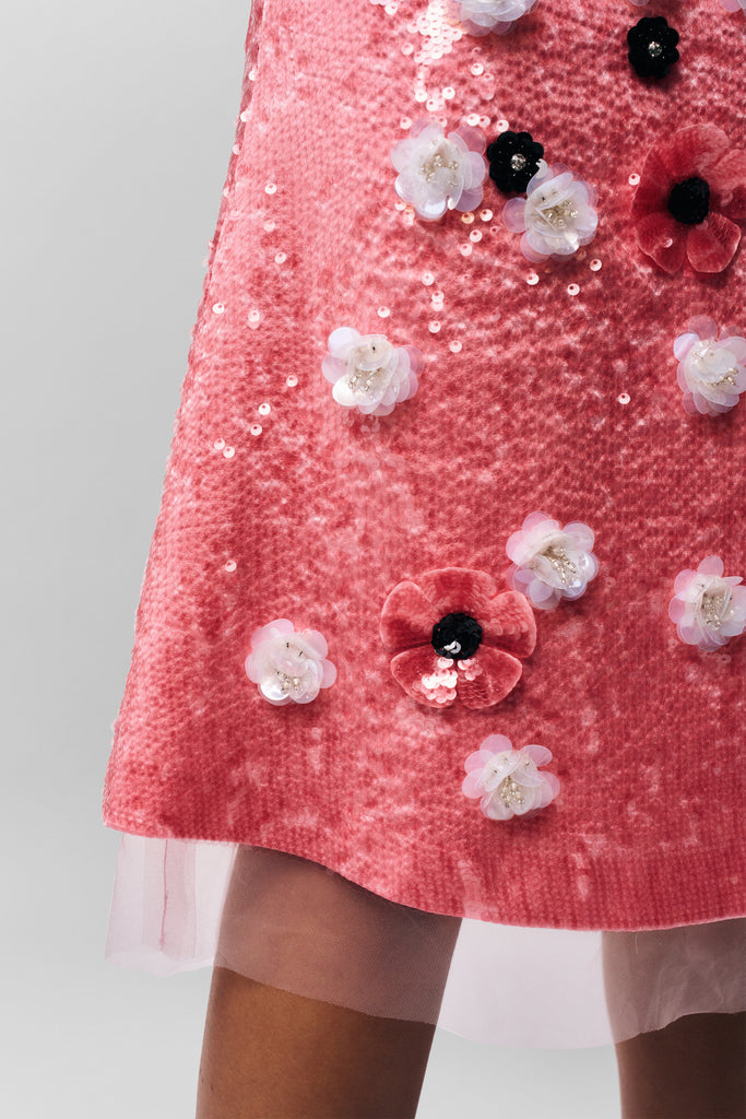 Ambroise Sequin Skirt