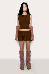 Rib Trim Relaxed Leg Warmer