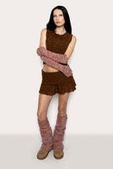 Rib Trim Relaxed Leg Warmer