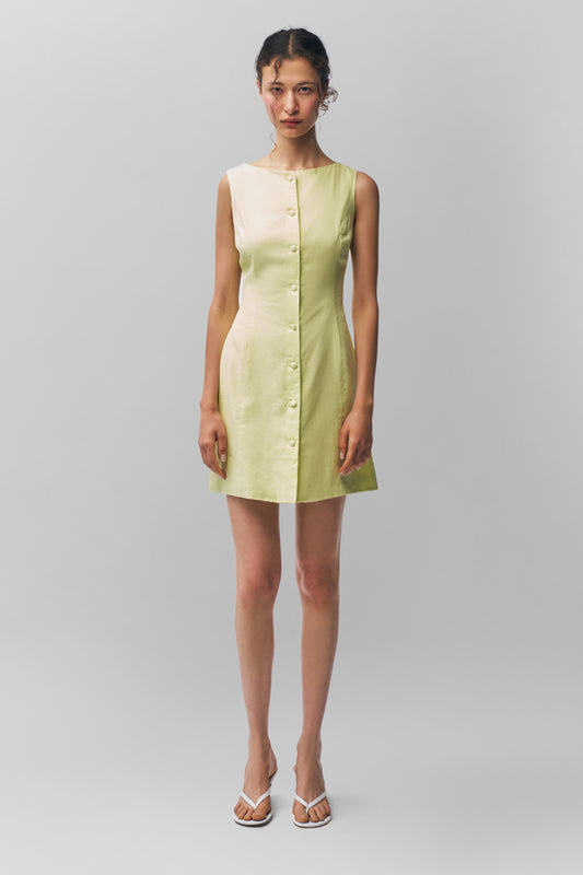 Elada Dress in Pistachio