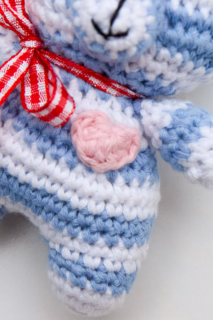 Button Bear Bag Charm