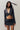 Fei Pinstripe Cropped Blazer in Charcoal/White