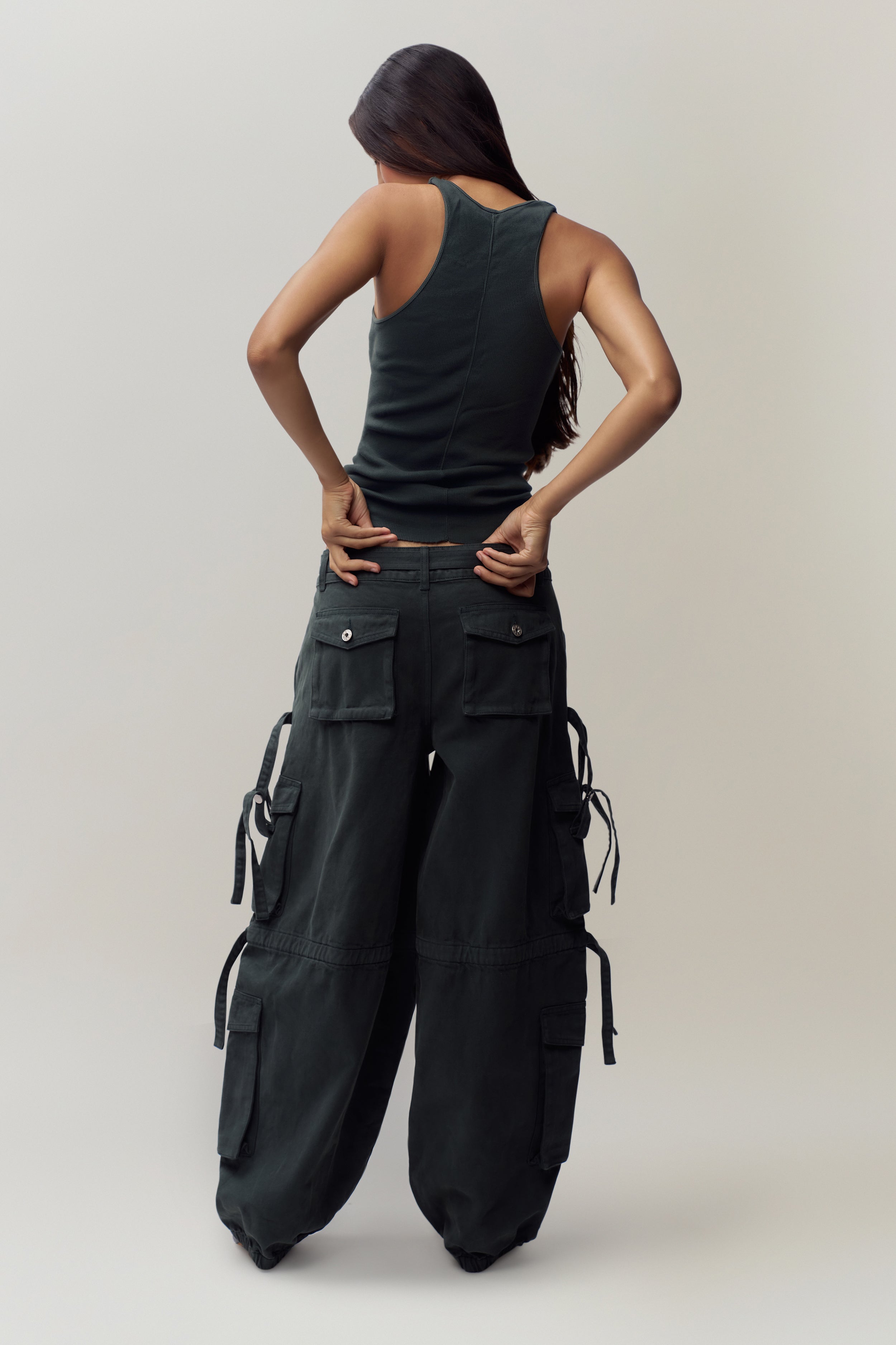 Anais Cargo Pant in Forest