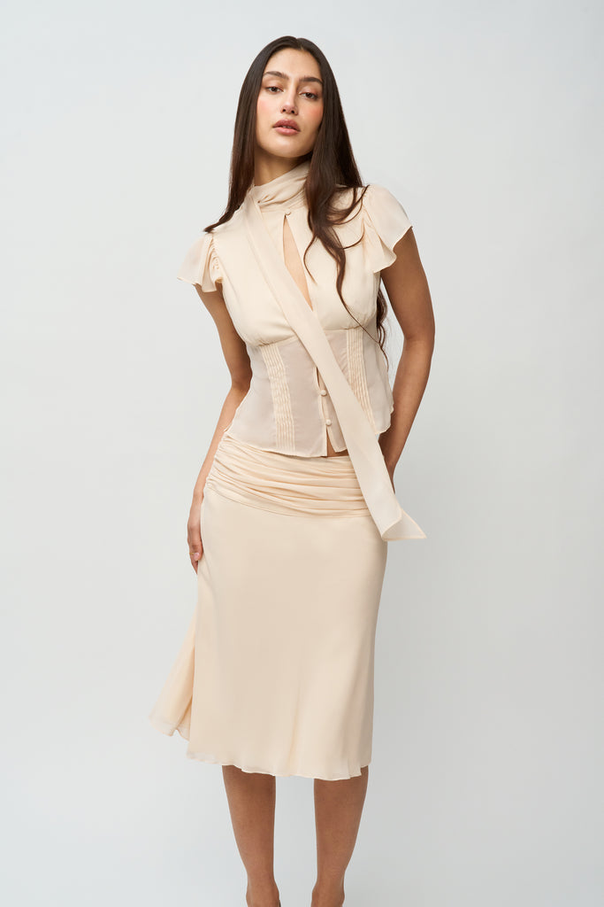 Eda Skirt in Cream