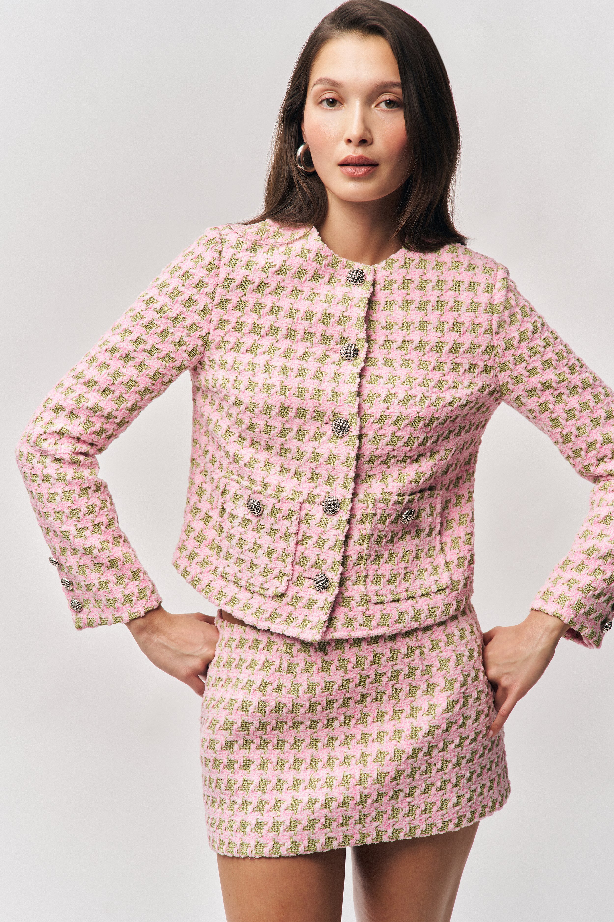 Wren Jacket in Pink Multi