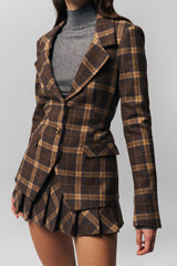 Cooper Blazer in Tartan Plaid