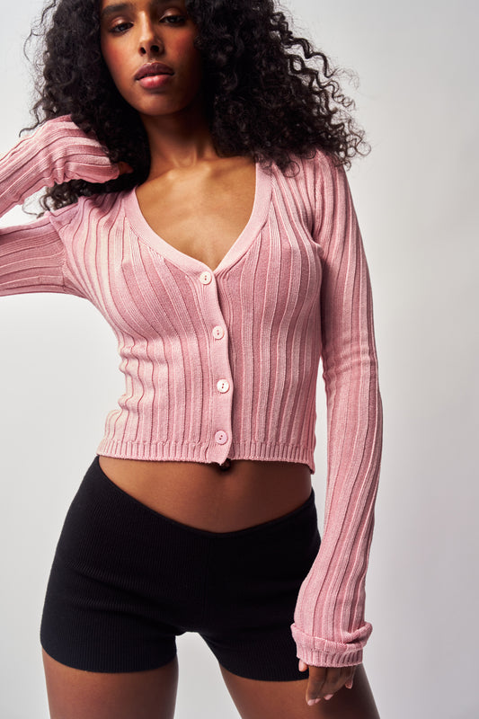 Slinky Rib Cardigan