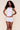 Micro Mini Stretch Skirt In Black Dot