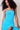 Lyla Twist Dress in Sea Blue