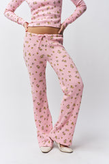 Relaxed Thermal Pant in Baby Pink