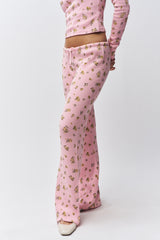 Relaxed Thermal Pant in Baby Pink