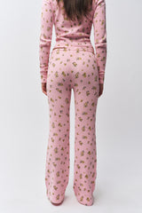 Relaxed Thermal Pant in Baby Pink