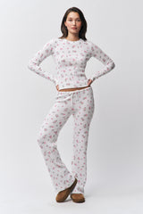 Relaxed Thermal Pant in White