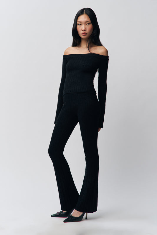 Camille Pant in Black