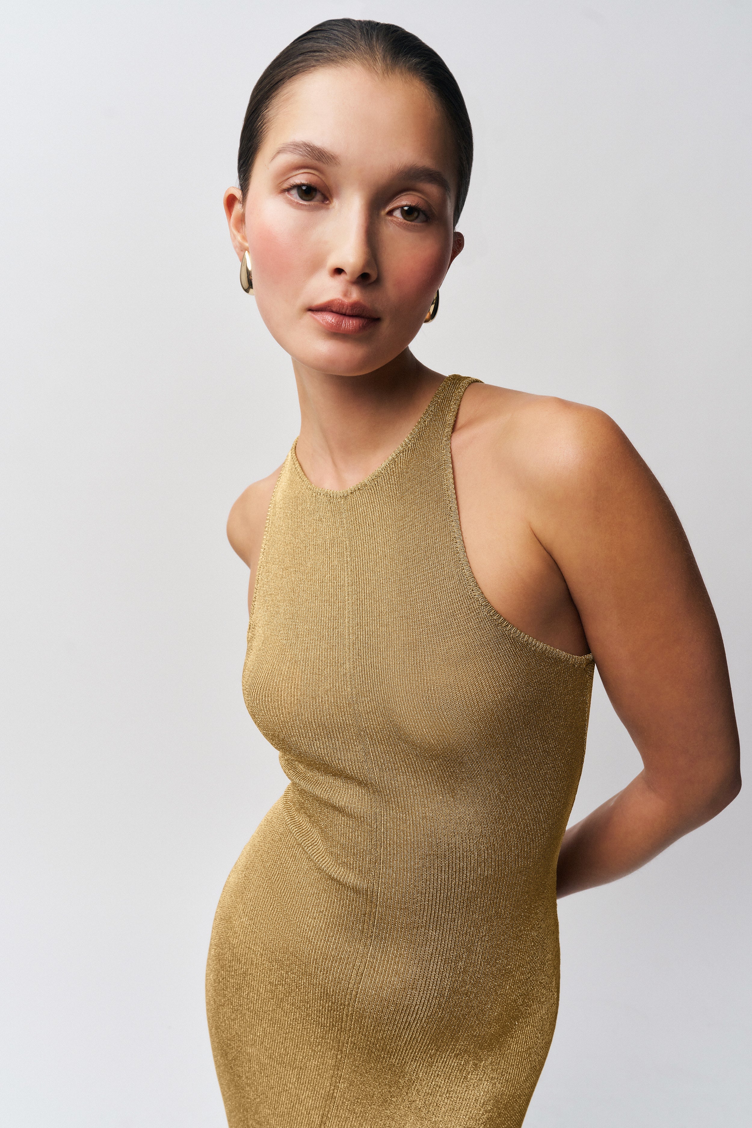 Odette Dress in Gold