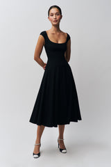 Leila Dress in Black