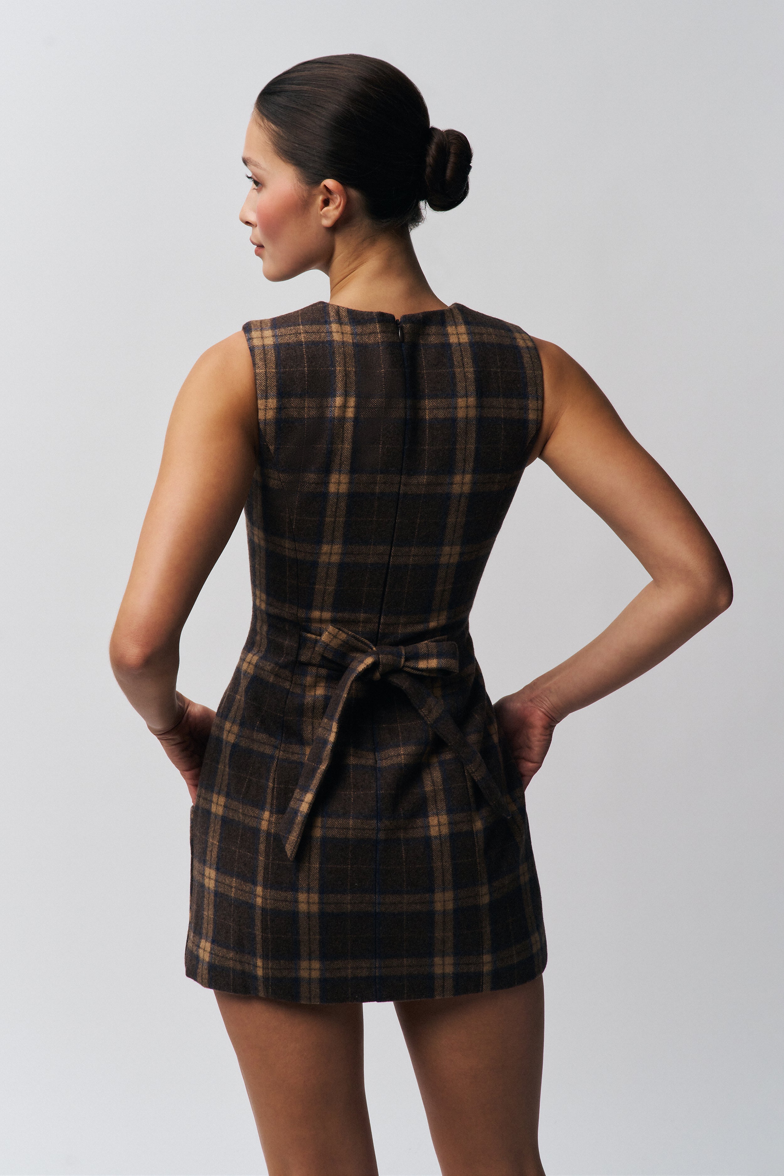 Rowan Dress in Tartan Plaid