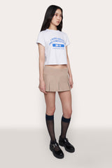 Guizio x Champion Corduroy Skirt in Desert Sunset Brown