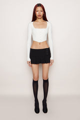 Knitted Bolero in White