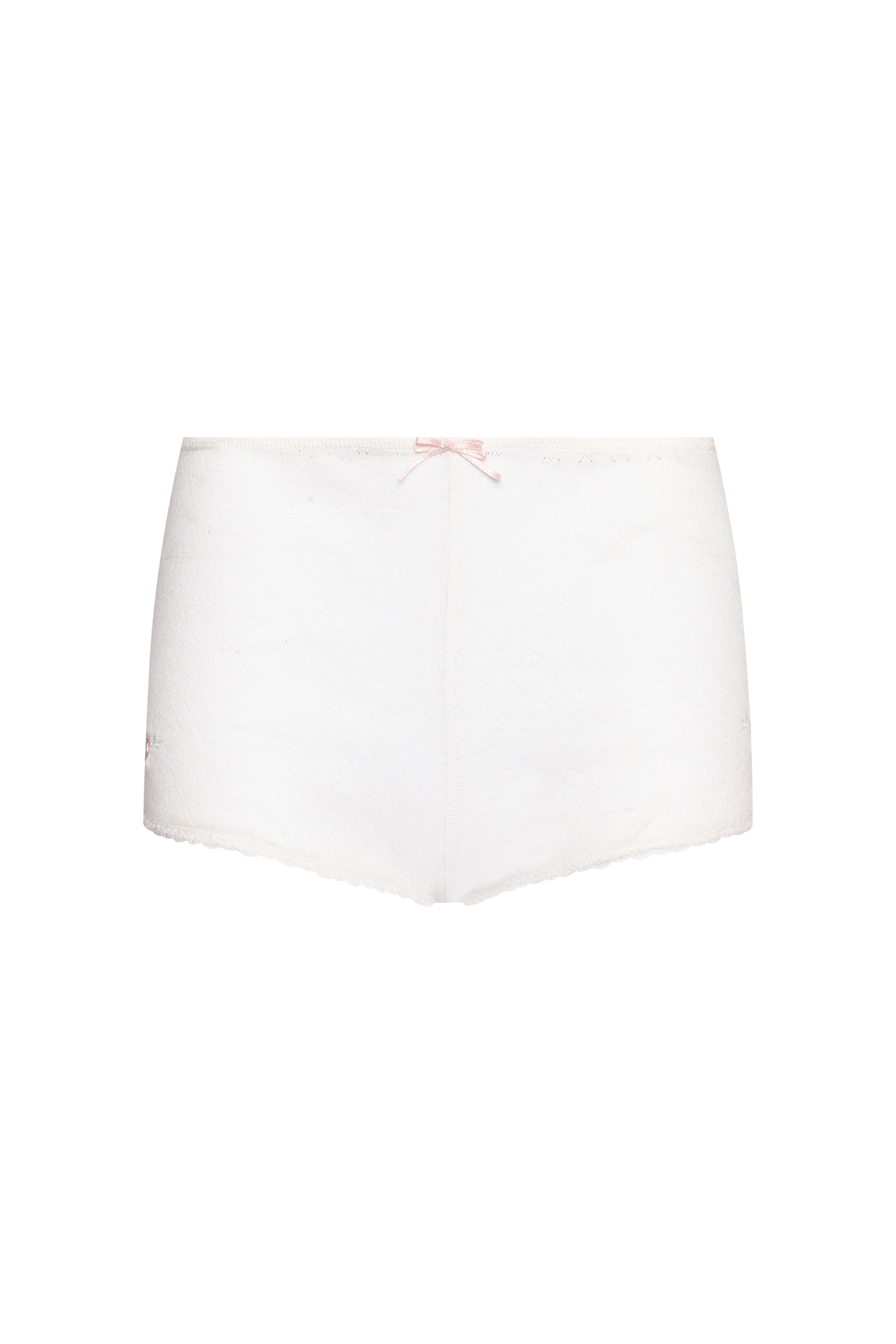 Laila Pointelle Short in White