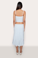 Low Rise Dainty Midi Skirt