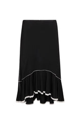 Low Rise Dainty Midi Skirt