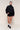 Guizio Fleece Zip Up Jacket in Black