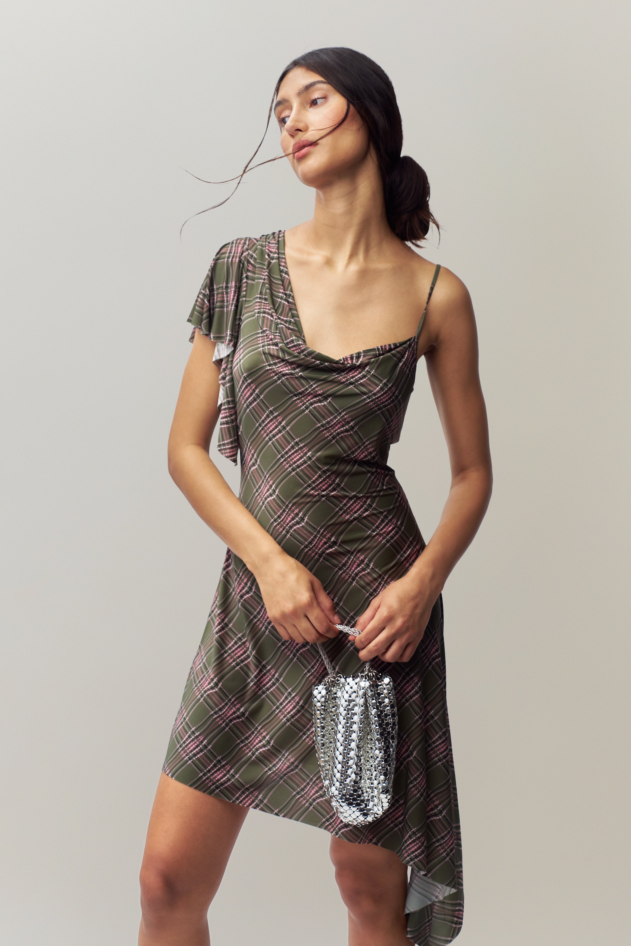 Palma Midi Dress in Forest