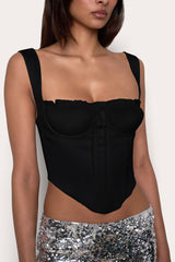 Ruched Cup Bustier Top