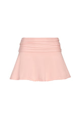 Ruched Heart Scallop Skirt