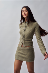 Palmyra Knit Cardigan in Sage