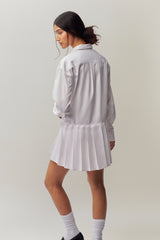 Sennae Shirt Dress in White