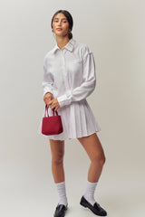 Sennae Shirt Dress in White