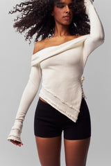 Soler Fold Over Knit Top