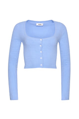 Sweet Scoop Cardigan in Powder Blue