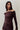 Thalia Off Shoulder Sweater in Chocolate