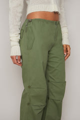 Utility Cargo Pants in Sage Green