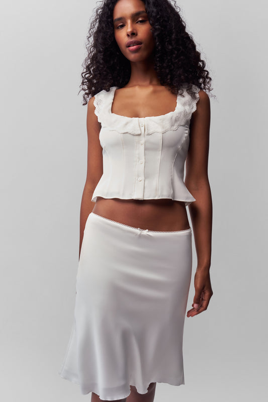 Paloma Skirt in White